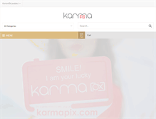 Tablet Screenshot of karmapix.com